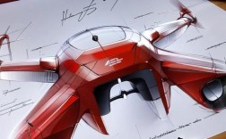 概念无人机形态设计图