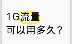 4g网络1g流量能用多久