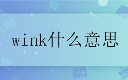 网络语wink啥意思？