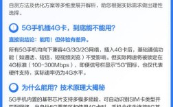 4G手机能直接用5G网络吗？