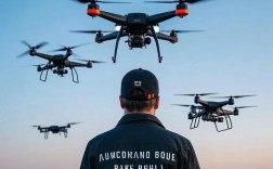 无人机航拍男子绝美风景中做什么？