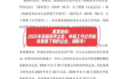 2025高企申报条件有哪些变化？