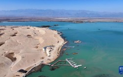 银川湖面无人机拍下啥？