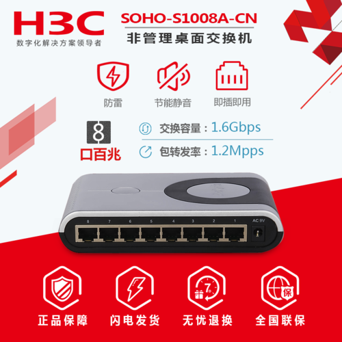 H3C S1008A技术资料有哪些核心参数？-图2