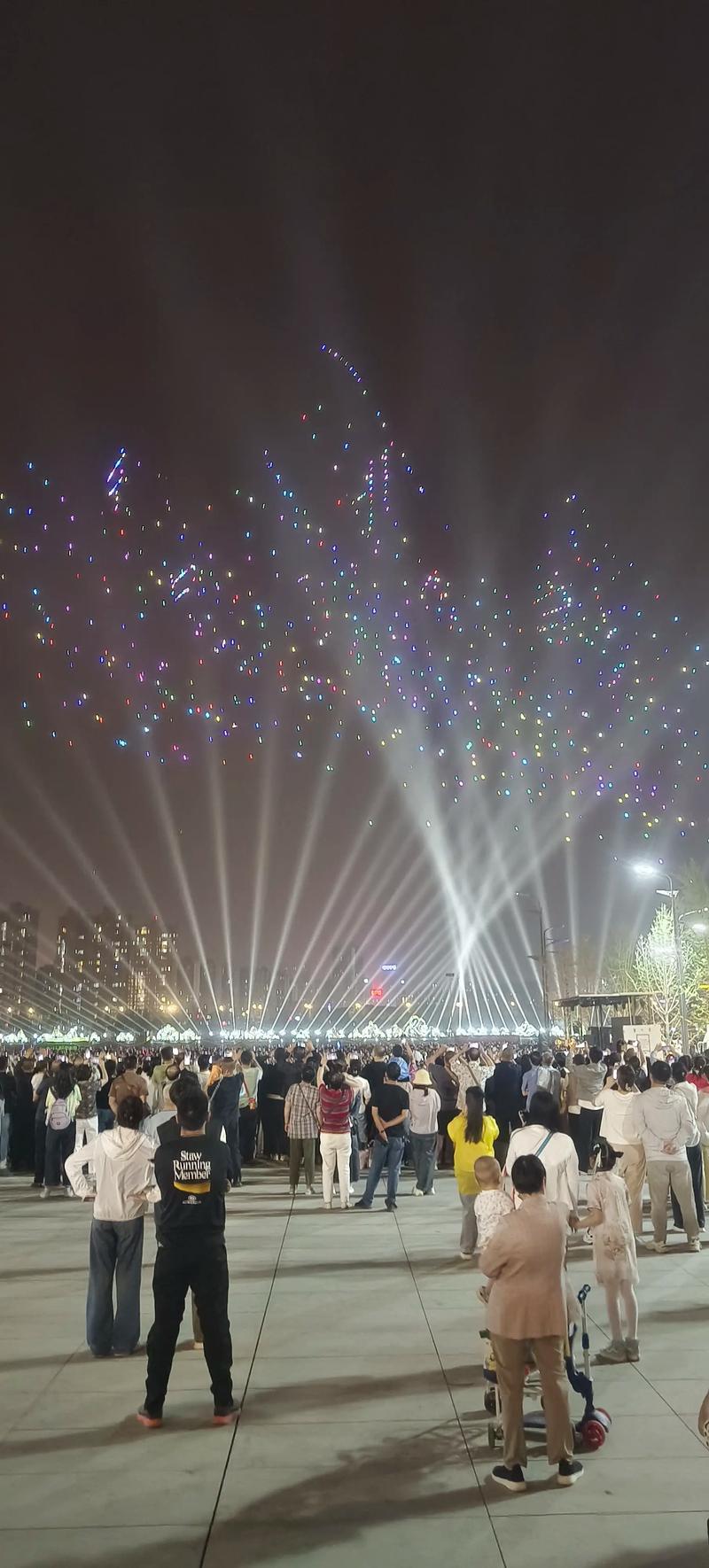 西安五一城墙无人机表演-图2