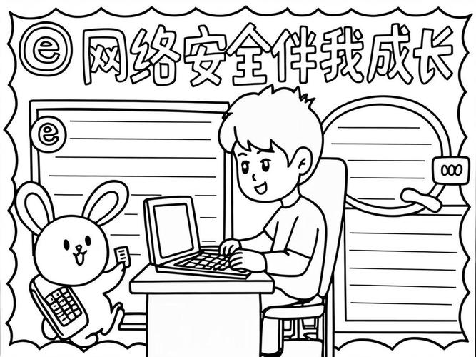 初一网络安全手抄报怎么做?-图2 初一网络安全手抄报怎么做?-图2